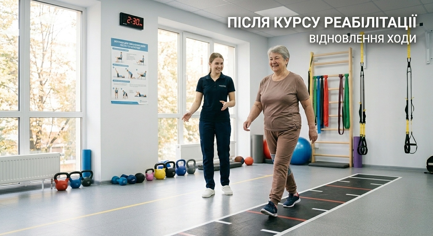 Результати реабілітації після ендопротезування суглоба — Клініка Доктора Салеха